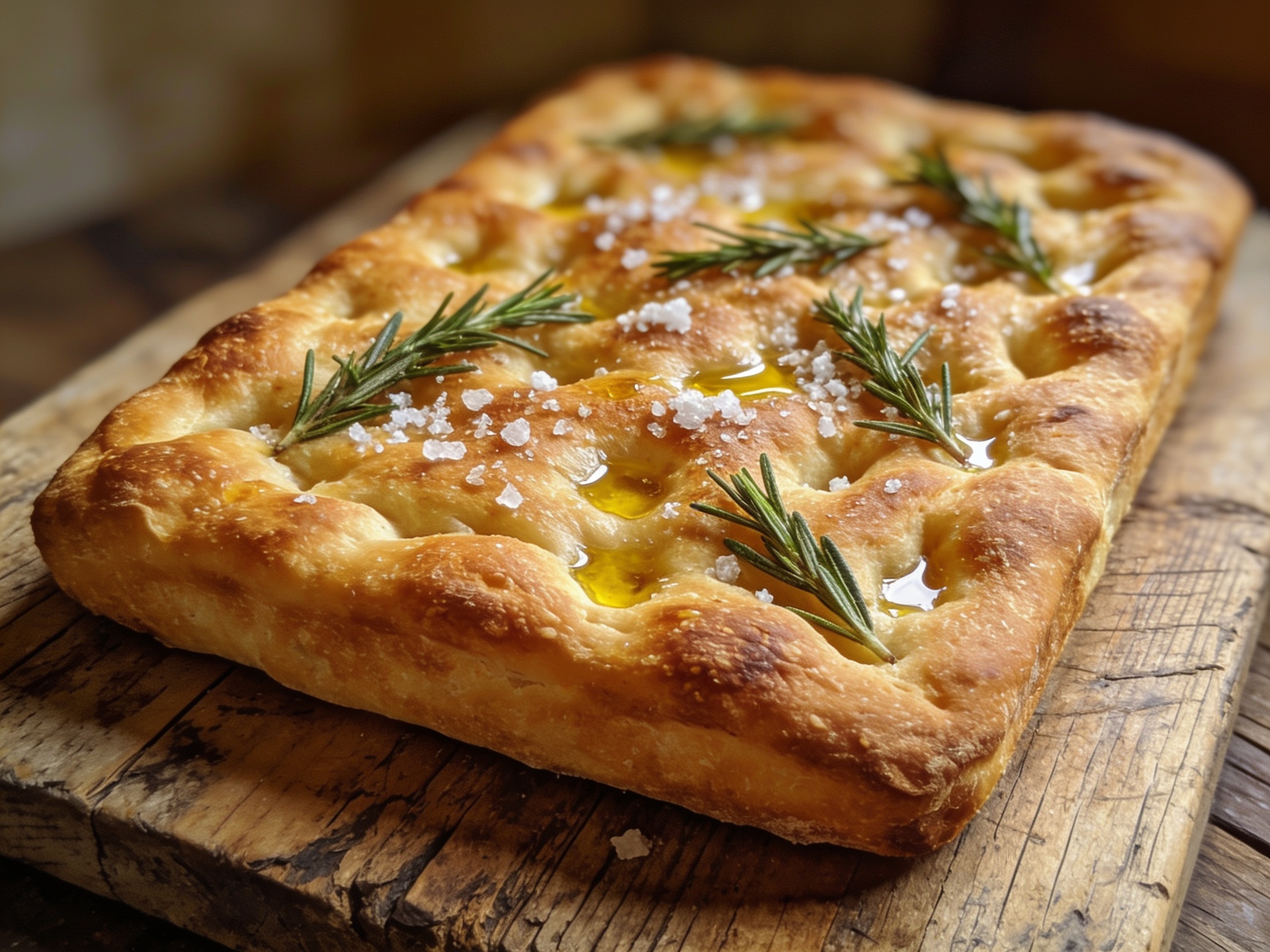 Focaccia – italienische Spezialität im Food-Foto