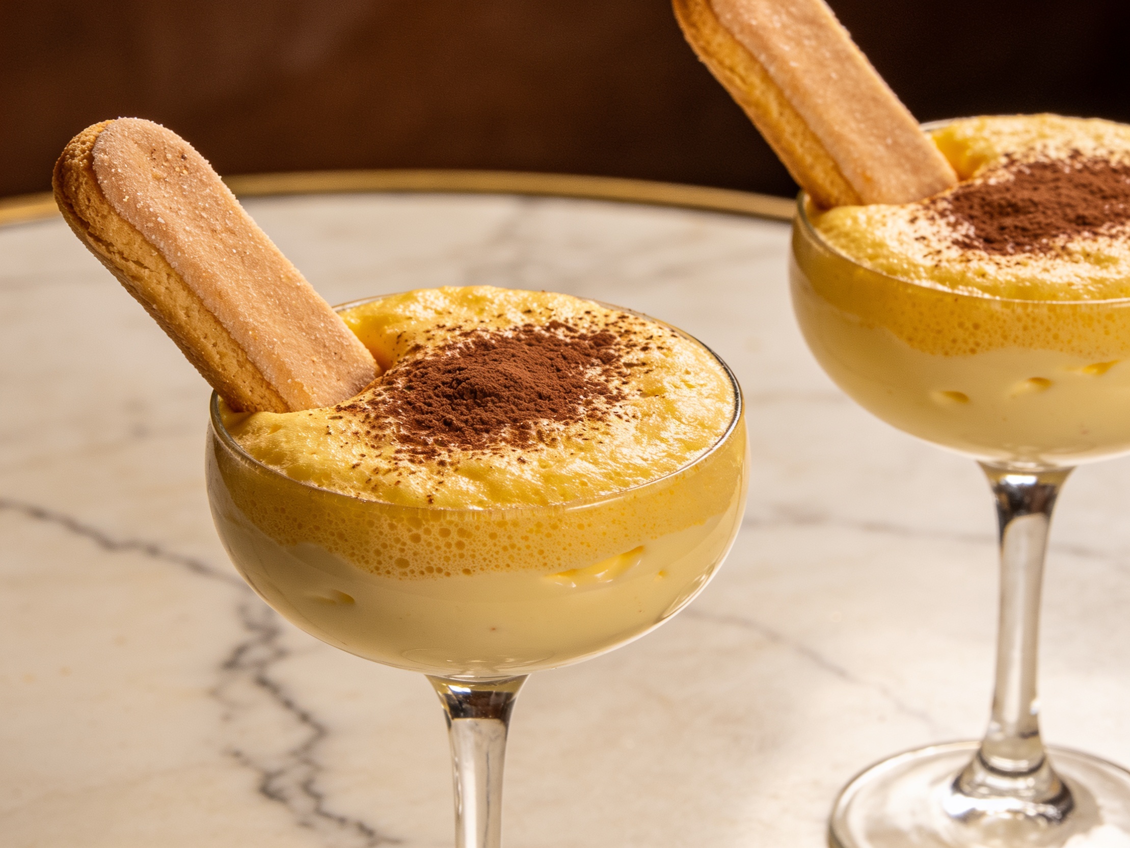 Zabaione – italienische Spezialität im Food-Foto
