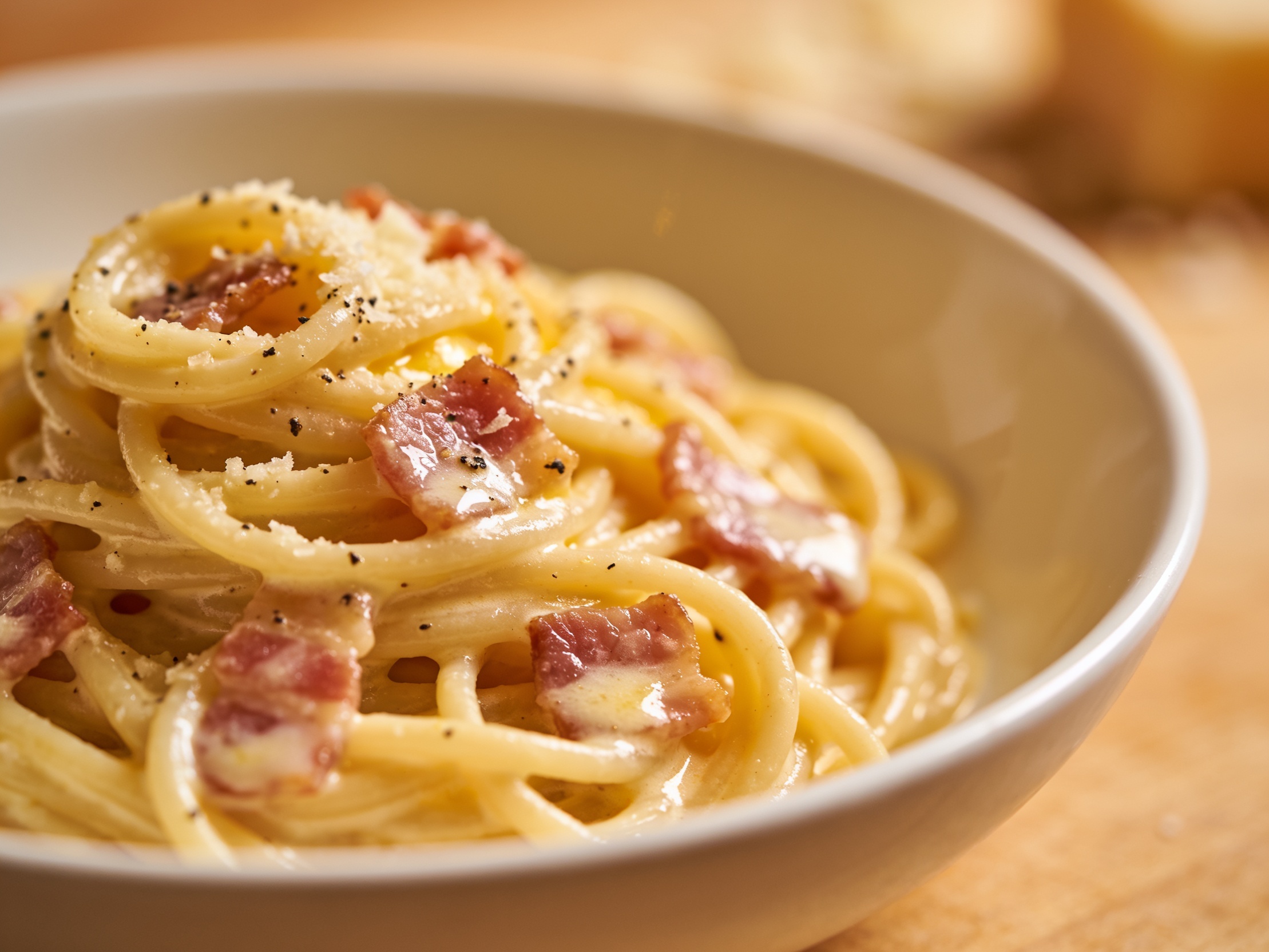 Spaghetti carbonara – Rezept aus Latium